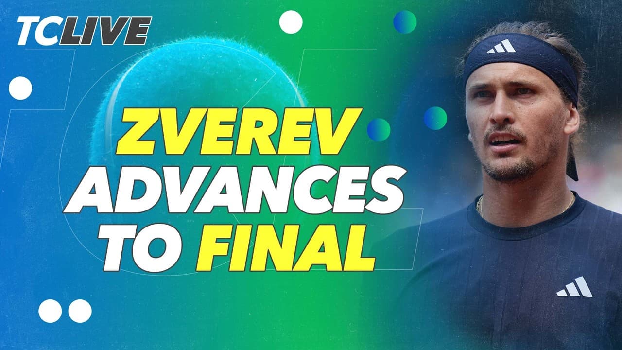 Alexander Zverev Defeats Mensik to Reach Roland Garros Final | TC Live