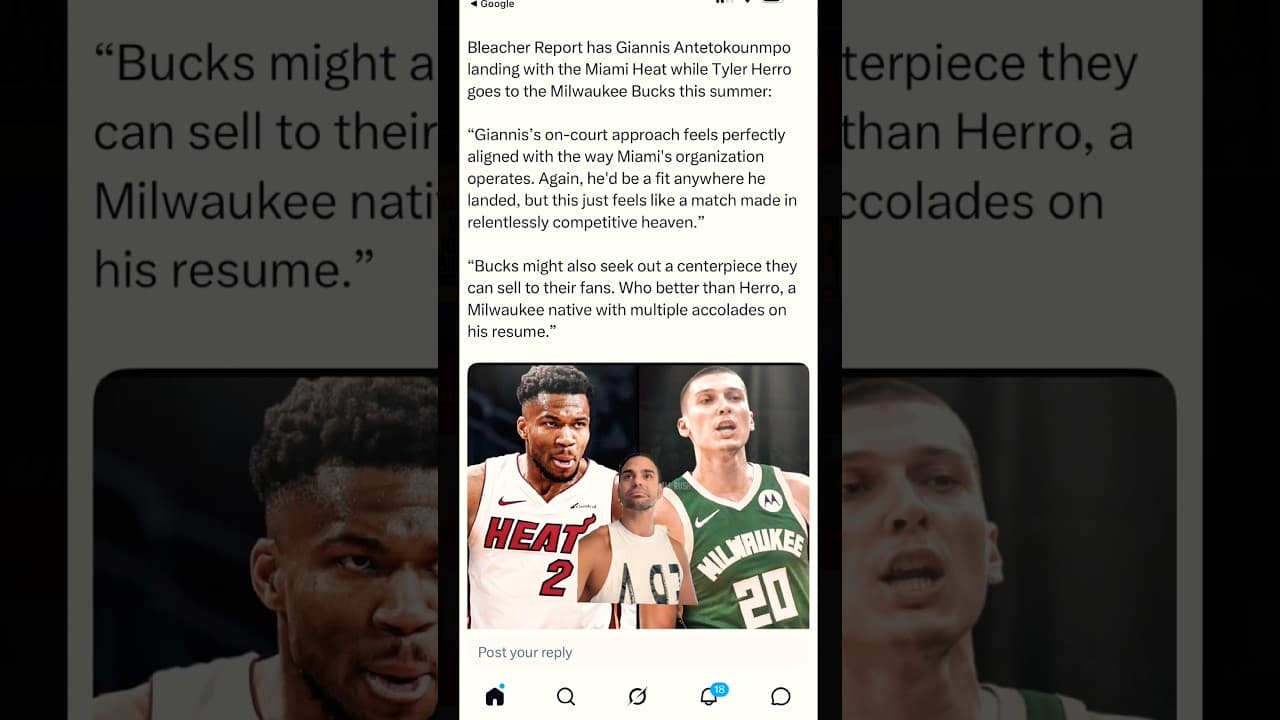 Interesting theory on Giannis Antetokounmpo trade to the Miami Heat. #nba #shorts #fyp #giannis