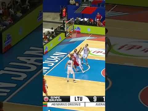 🇱🇹 Sabonis and Romero 🇵🇷 going at it 🍿 #FIBAOQT