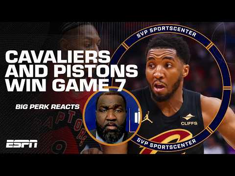 GAME 7 REACTIONS 🍿 Cavaliers & Pistons advance to the 2nd Round to finalize semifinals | SC with SVP