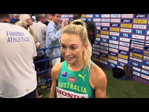 Jessica Hull describes her fall in 800m prelims at 2025 Worlds