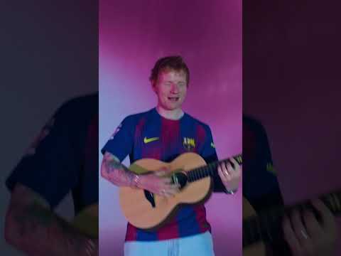 Ed Sheeran joins the Barça squad. It's time to PLAY @Spotify  @EdSheeran  #fcbarcelona #shorts