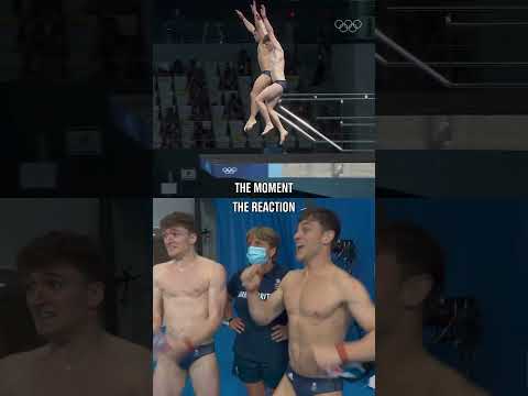 Tom Daley and Matty Lee’s final dive at #Tokyo2020 right before becoming Olympic champions.🥹