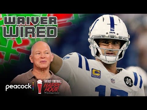 Colts' Daniel Jones leads Week 3 waiver wire QB targets | Fantasy Football Happy Hour | NFL on NBC