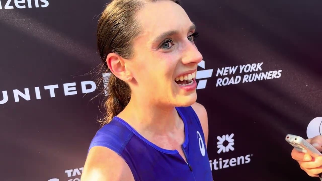 Emma Grace Hurley has no regrets after going for broke in hot NYRR Mini 10K, ready for busy summer