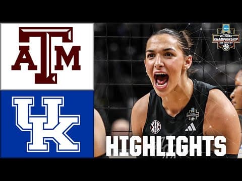 2025 NCAA Volleyball National Championship: Texas A&M Aggies vs. Kentucky Wildcats | ESPN Volleyball