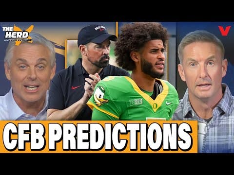 Dante Moore BEST QB? James Franklin hot seat? Ohio State REPEAT? | THE HERD w/ Colin Cowherd & Klatt
