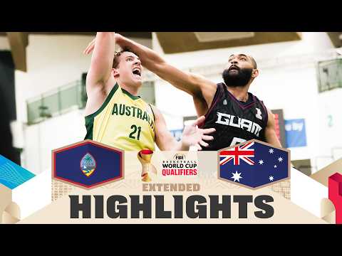 Guam 🇬🇺 v Australia 🇦🇺 | Extended Highlights | FIBA Basketball World Cup 2027 Asian Qualifiers