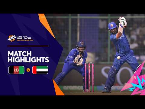 Afghanistan v UAE | Match Highlights | T20WC 2026