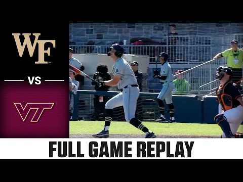 Wake Forest vs. Virginia Tech Full Game Replay | 2024 ACC Baseball