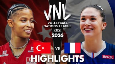 Türkiye 🇹🇷 vs France 🇫🇷 | Highlights | Women's VNL 2026