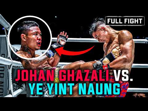 Johan Ghazali 🇲🇾🇺🇸 vs. Ye Yint Naung 🇲🇲 | Muay Thai Full Fight