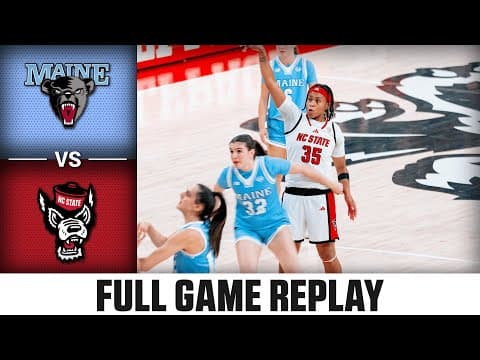 Maine vs. NC State Full Game Replay | 2025 ACC Women's Basketball