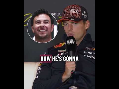 Max Verstappen is happy to see his old teammate, Sergio Perez, back on the F1 grid for 2026 👏