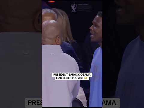 President Obama had jokes for Ant Edwards and J.B. Bickerstaff ahead of the 2026 NBA All-Star Game 😂