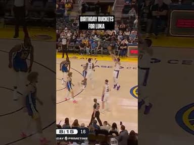 26 points for Luka's 27th birthday 😎