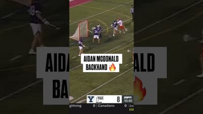 PRINCETON BACKHAND FINISH 👀 #lacrosse