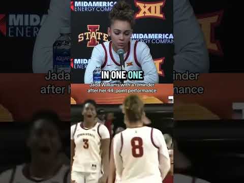 Jada Williams put the college basketball world on notice after her career night vs. Cincinnati 😤