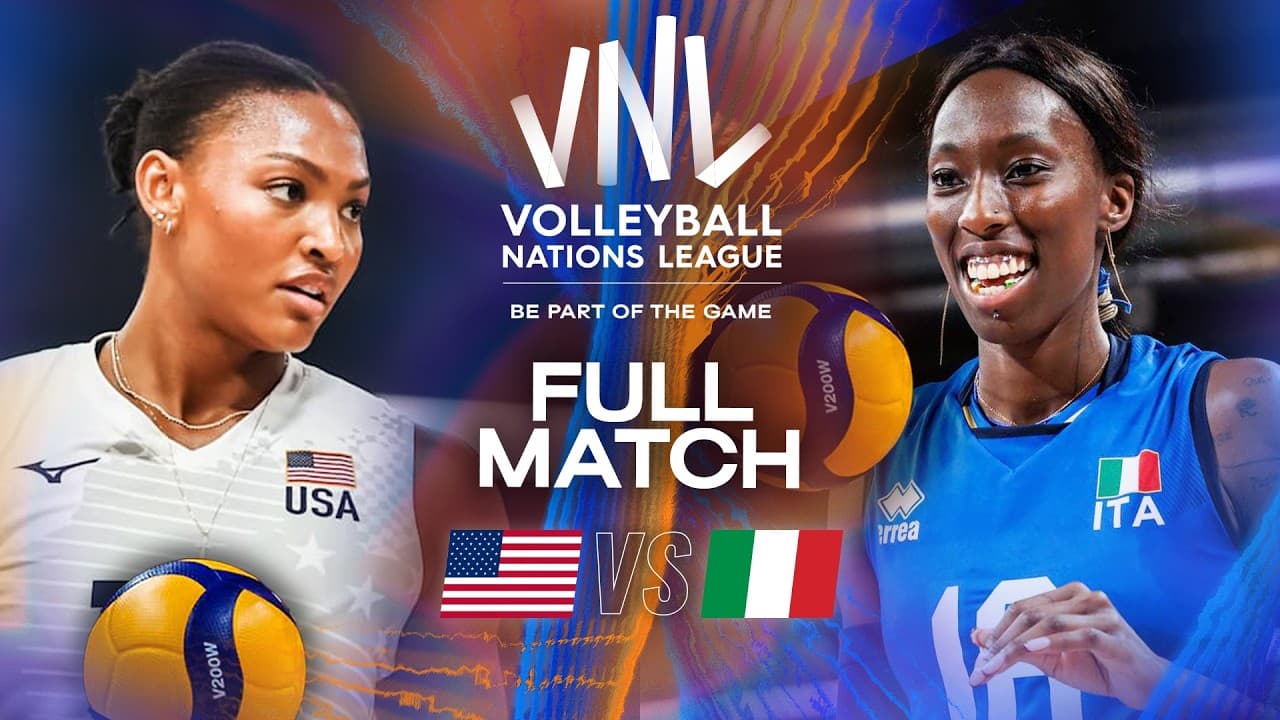 USA 🇺🇸 vs. Italy 🇮🇹 - Quarter Final | VNL 2025 - Full Match