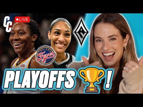 Indiana Fever vs. Las Vegas Aces 🔥 (PLAYOFFS WATCH PARTY!)