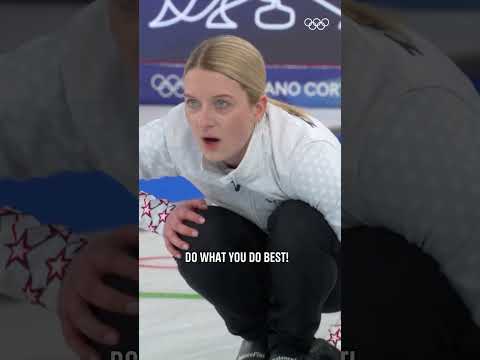 THE shot that guaranteed Team USA a #MilanoCortina2026 medal in #Curling mixed doubles!