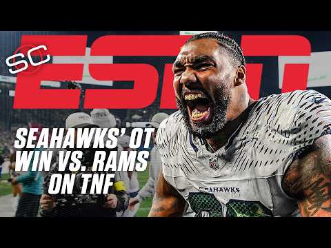 FULL REACTION 🍿 Seahawks beat Rams in WILD OT thriller on Thursday Night Football 👀 | SportsCenter