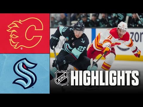 NHL Highlights | Flames vs. Kraken | September 29, 2025