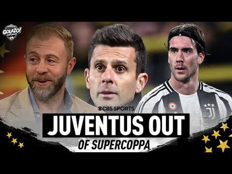 Juventus OUT of Supercoppa Italiana | Thiago Motta Under Pressure? | Golazo Matchday