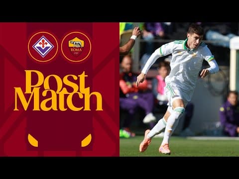 MATIAS SOULÉ | INTERVISTA POST FIORENTINA-ROMA