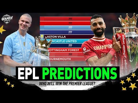 25/26 English Premier League PREVIEW & PREDICTIONS; Liverpool, Man City, Arsenal, Chelsea | Matchday