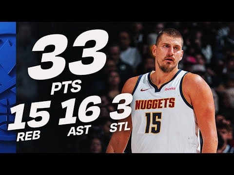 Nikola Jokić's UNREAL TRIPLE-DOUBLE! | November 5, 2025