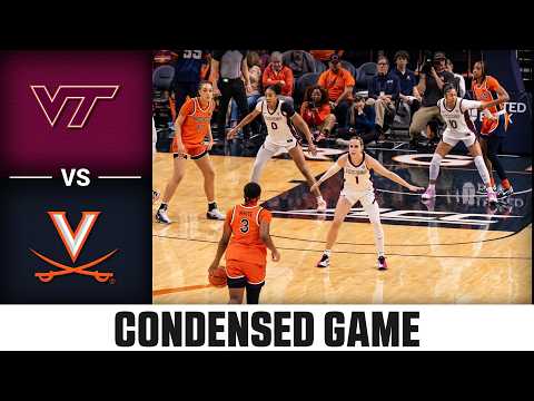 Virginia Tech vs. Virginia Condensed Game | 2025-26 ACC Women's Basketball