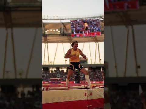 6.29m WORLD RECORD for Mondo Duplantis in Budapest 🔥 #sweden #sports #polevault #athlete