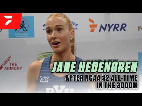 Jane Hedengren's Sensational Freshman Year Continues With An NCAA #2 All-Time Finish In The 3,000m