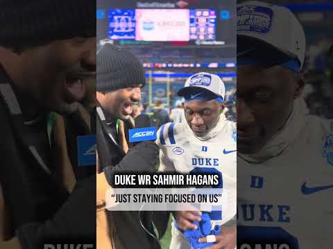 Sahmir Hagans and the Duke wideouts have been must see TV this season 🤩🏆 #duke #collegefootball