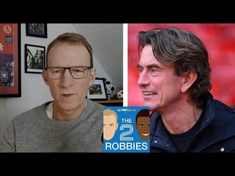What's at stake for Thomas Frank, Spurs against Liverpool? | The 2 Robbies Podcast | NBC Sports