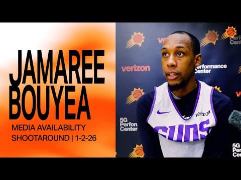 Jamaree Bouyea Phoenix Suns Shootaround Media Availability | 1-2-26