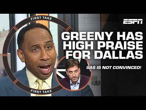 HOW 'BOUT THEM COWBOYS!? 🤠 Greeny WALKS ON SET to dispute Stephen A.'s skepticism | First Take