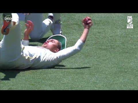 SCREAMER! Labuschagne's legendary slips catch | Men's Ashes 2025-26
