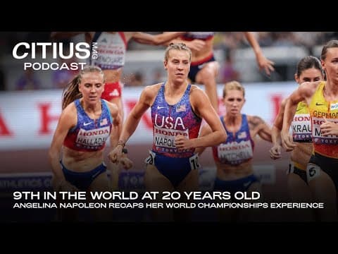 Angelina Napoleon Reflects On Her 9th Place Finish At the World Championships In the Steeple At 20