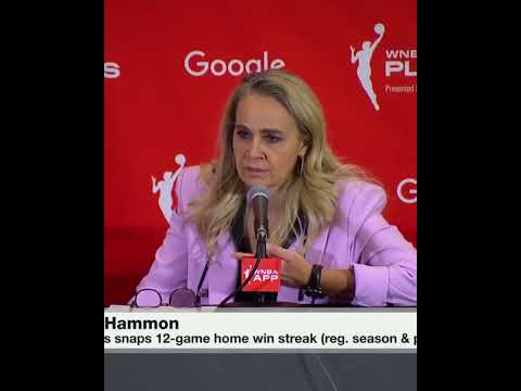 Becky Hammon didn’t mince words after Kelsey Mitchell dropped 34 PTS in Game 1 of the semis 😳