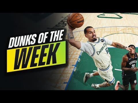 The TOP Dunks of Week 6 | 2025-26 NBA Season
