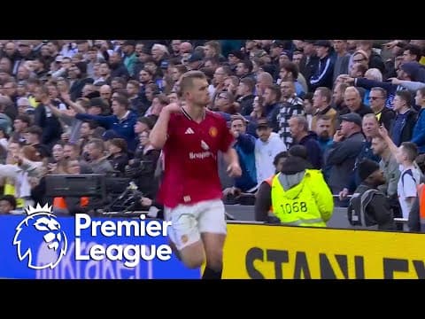 Man United's Matthijs de Ligt snatches 96TH-MINUTE EQUALIZER v. Spurs | Premier League | NBC Sports