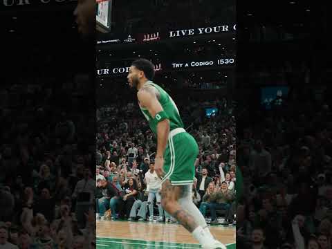 This angle of JT's fastbreak 👀 #celtics #nba #shorts