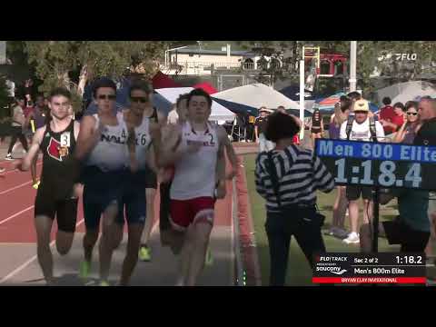 Sahlman NCAA No. 7 ALL-TIME 800m In 1:44.42 ELITE MEN’S WIN | 2026 BRYAN CLAY INVITATIONAL