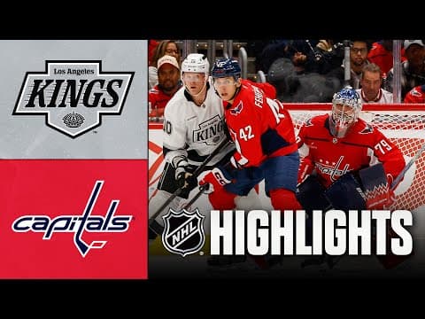 NHL Highlights | Kings vs. Capitals | November 17, 2025