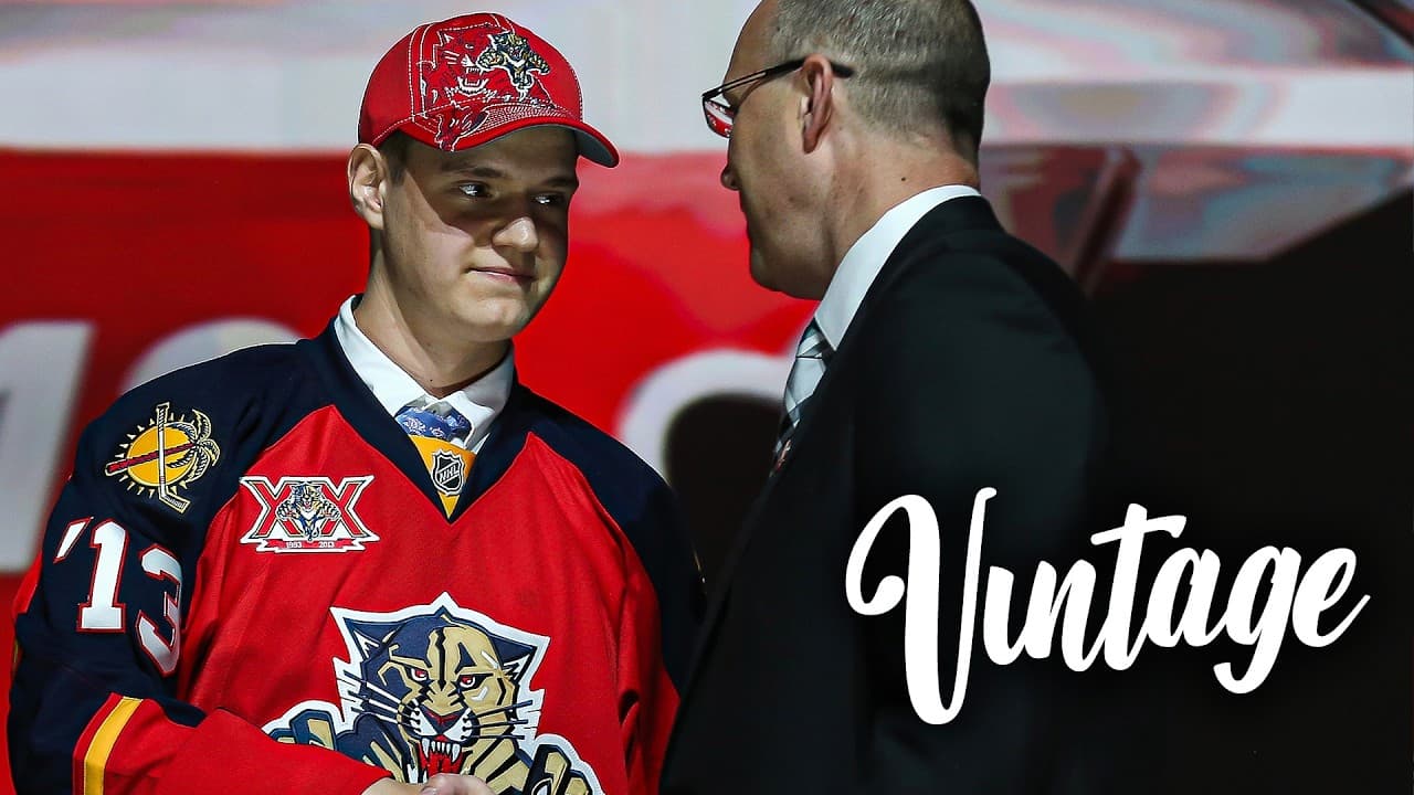 VINTAGE | Barkov Selected No. 2 Overall by Panthers in 2013