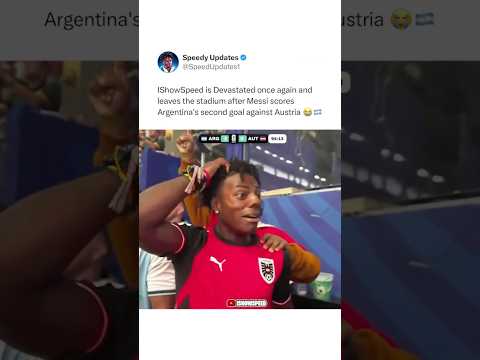 Messi scored 2nd goal and Speed immediately left 😭😭