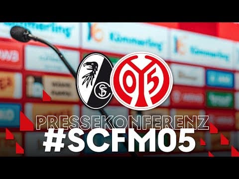 Die PK vor dem Spiel in Freiburg | #SCFM05 | #05ertv | Saison 2025/26