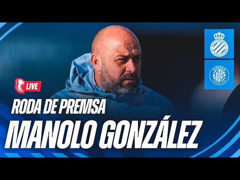 🔴 LIVE | 🎥 Roda de premsa de Manolo González prèvia a l’Espanyol 🆚 Girona